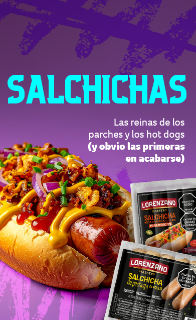 Banner new salchichas Lorenzano