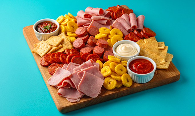 Picada de carnes frías paso a paso