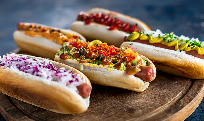 Toppings para tus hot dogs