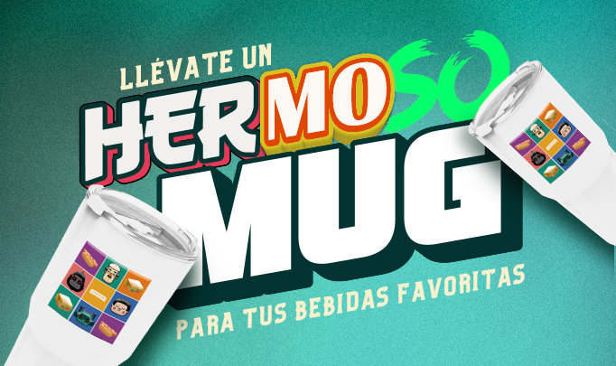 ¡Llévate un mug GRATIS con tus compras!