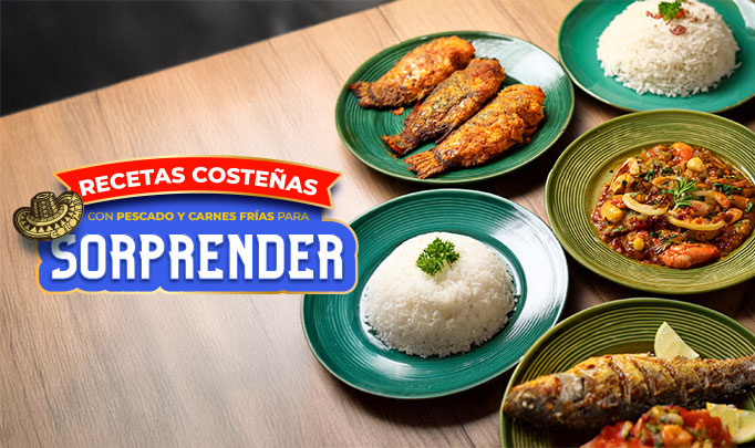 Recetas costeñas con pescado y carnes frías para sorprender