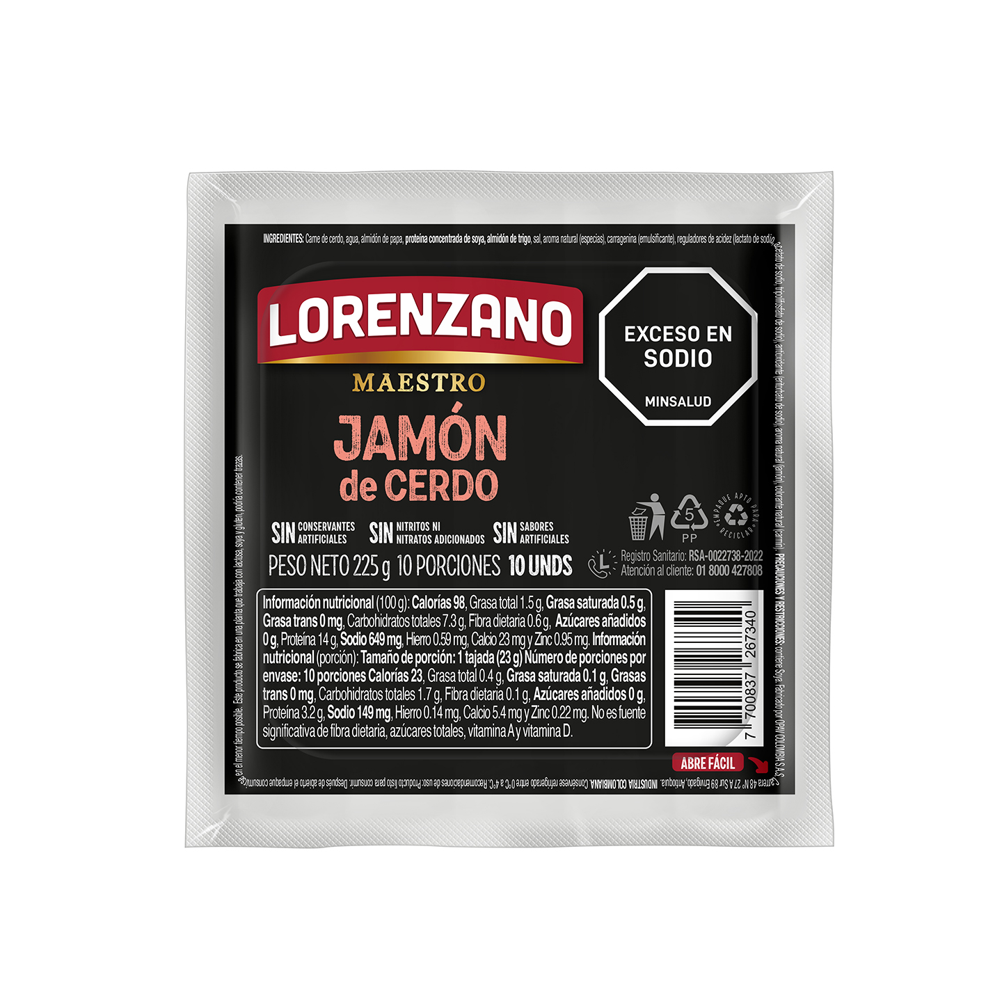 Jamón de cerdo Maestro Premium