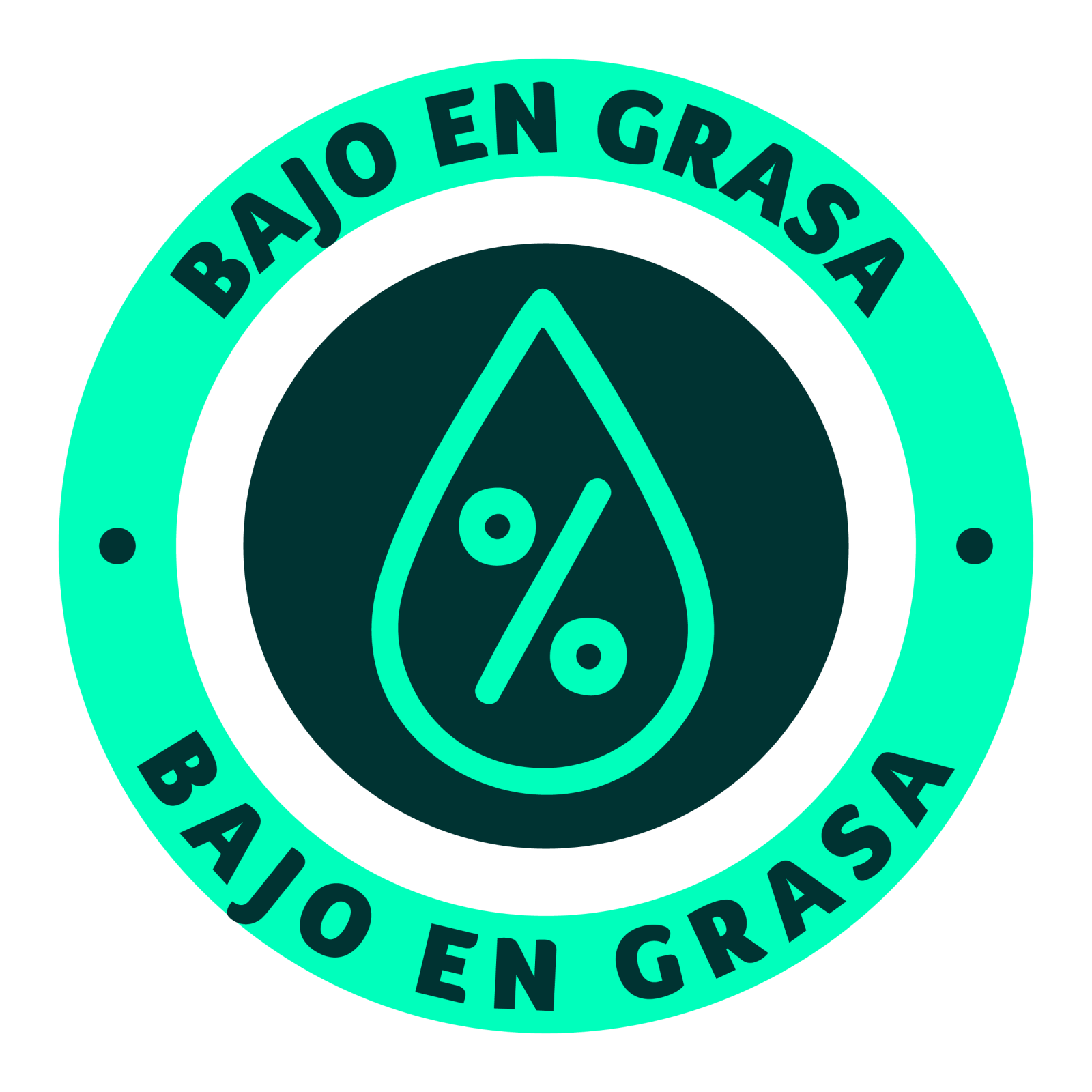 Icono libre de grasas