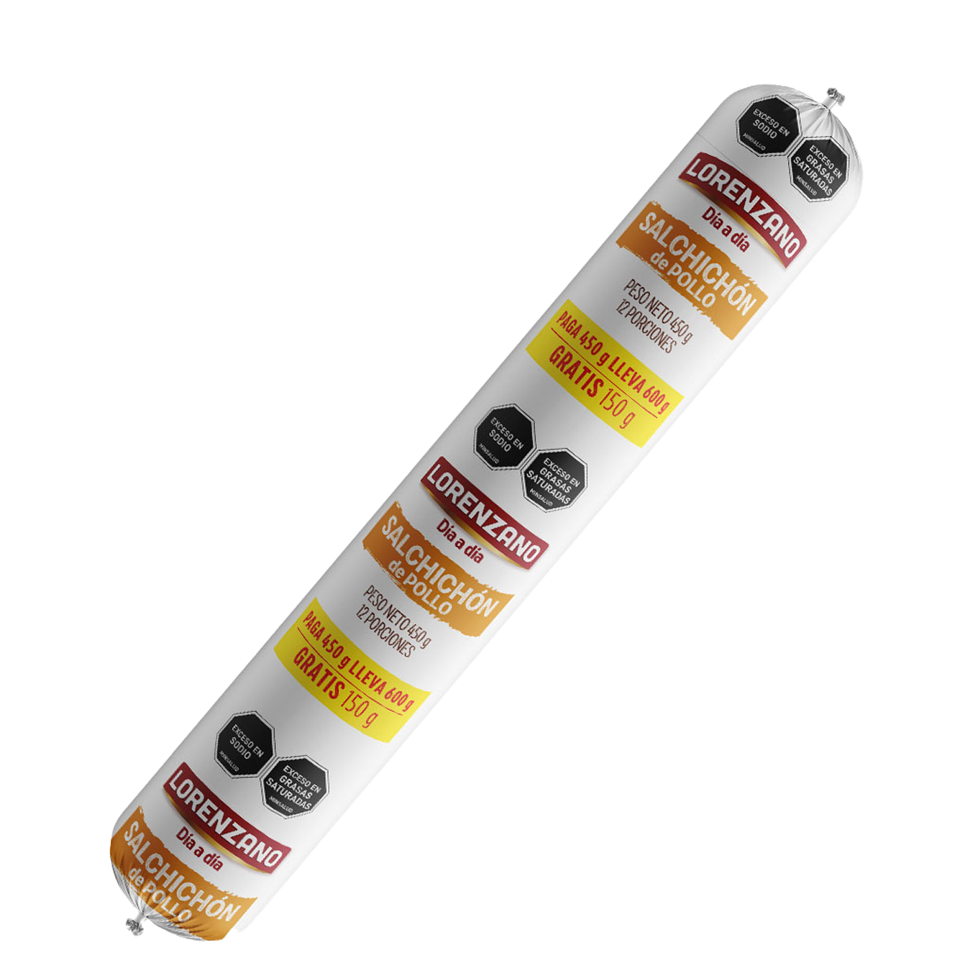 Salchichón de pollo Infaltable 450 g + 150 g Gratis