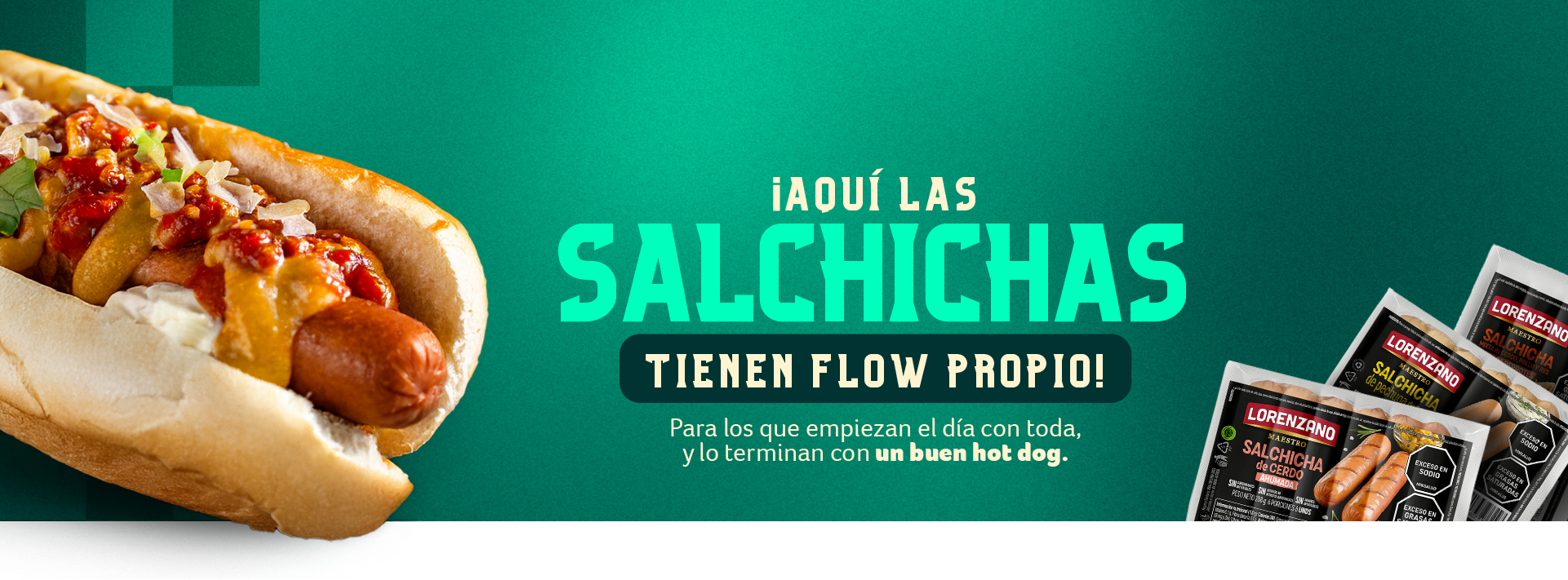 Banner new salchichas Lorenzano